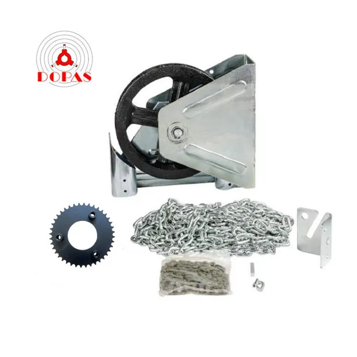 Wall Mount Chain Hoist For Rolling Steel Door